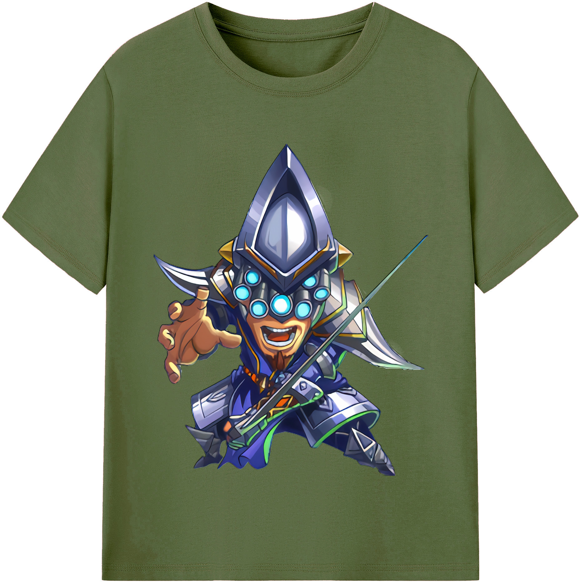 リーグ・オブ・レジェンド League of Legends LOL 綿100％半袖Tシャツ（フロントプリント）